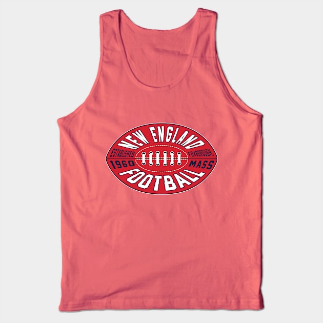 New England Football Tank Top by bkumm66